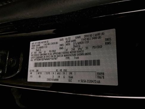 Used 2022 Ford F150 XLT w/ Equipment Group 302A High AWD/4WD image 33