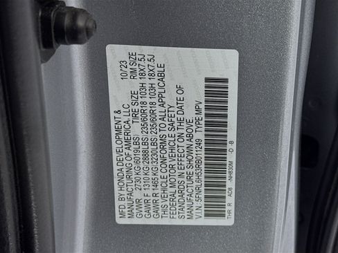 Certified 2024 Honda Odyssey EX image 32