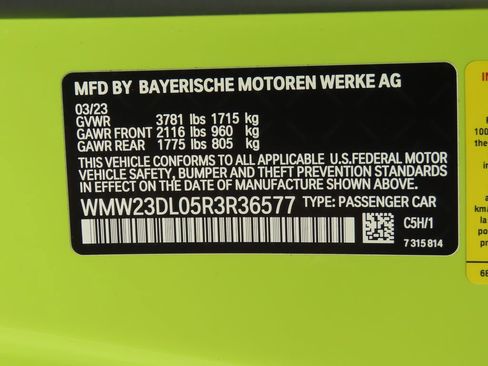 Certified 2024 MINI Cooper Convertible w/ Signature Upholstery Package image 32