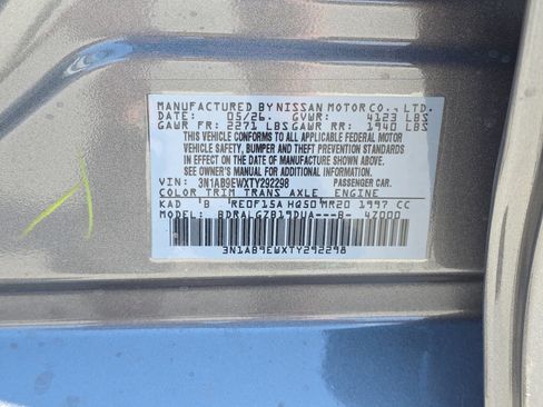 New 2026 Nissan Sentra SL w/ Floor Mat Package FWD image 32