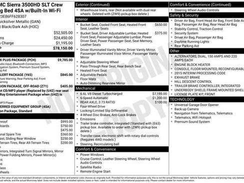 Used 2015 GMC Sierra 3500 SLT w/ Duramax Plus Package image 13