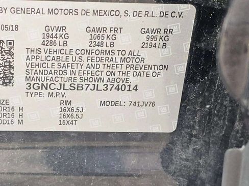 Used 2018 Chevrolet Trax LT w/ Driver Confidence Package image 10