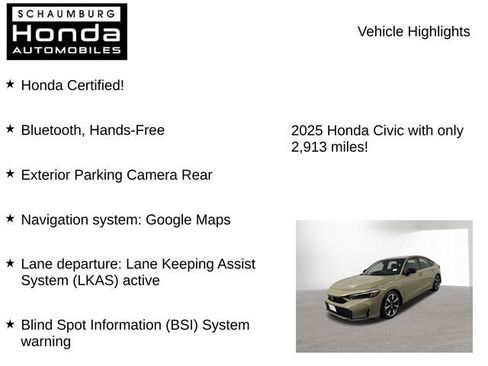 Certified 2025 Honda Civic Sport Touring image 7