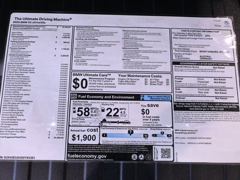 Used 2025 BMW X5 xDrive50e image 38