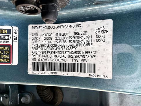 Used 2016 Honda CR-V Touring image 35