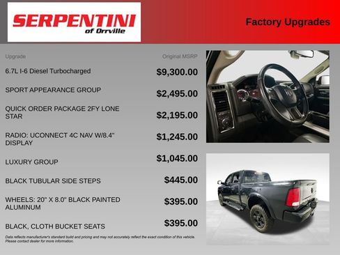 Used 2018 RAM 2500 Lone Star w/ Sport Appearance Group AWD/4WD image 6