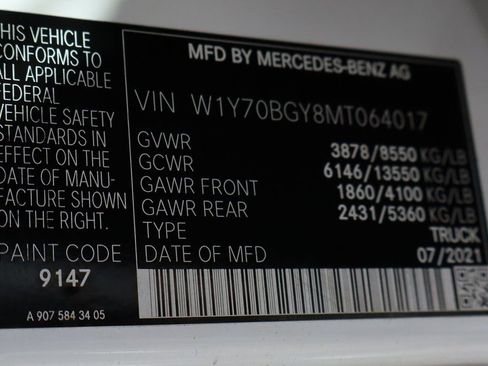 Used 2021 Mercedes-Benz Sprinter 1500 image 40
