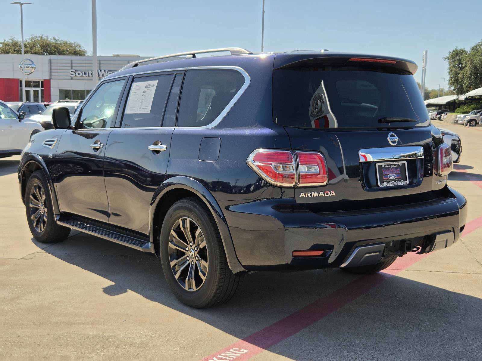 Used 2020 Nissan Armada Platinum w/ Captain's Chairs Package AWD/4WD image 7