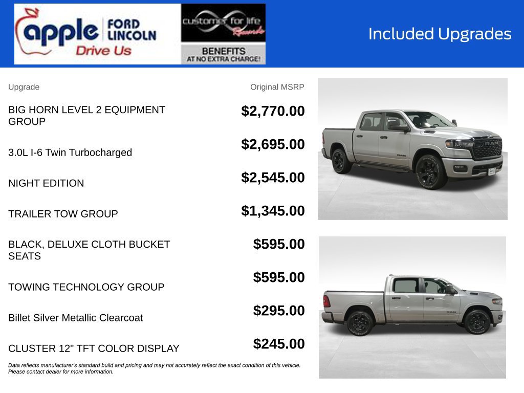 Used 2025 RAM 1500 Big Horn AWD/4WD image 4