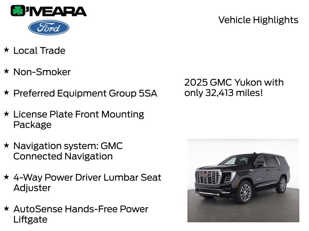 Used 2025 GMC Yukon Denali AWD/4WD image 7