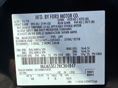 Used 2019 Ford EcoSport SE image 45