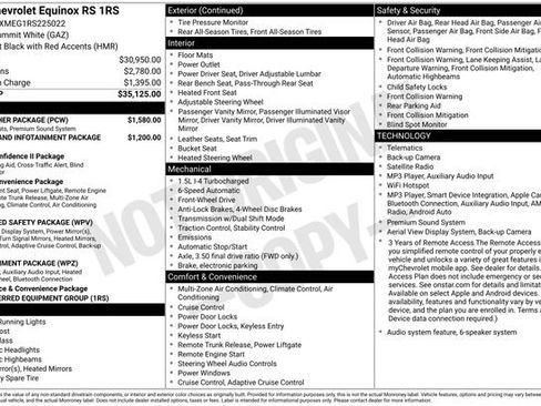 Used 2024 Chevrolet Equinox RS w/ RS Leather Package FWD image 17