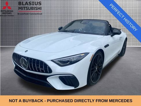 Used 2022 Mercedes-Benz SL 55 AMG 4MATIC w/ Driver Assistance Package image 4