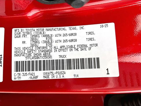 New 2026 Toyota Tundra SR5 image 18