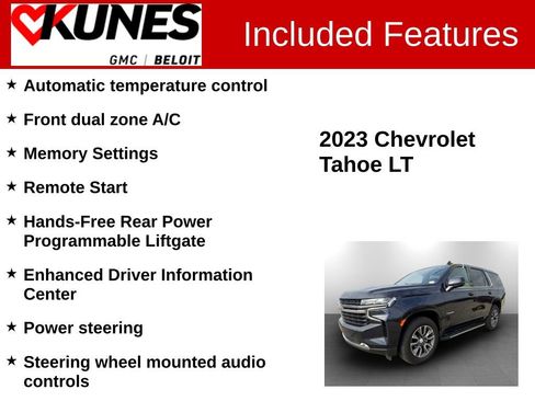 Used 2023 Chevrolet Tahoe LT w/ Luxury Package image 3