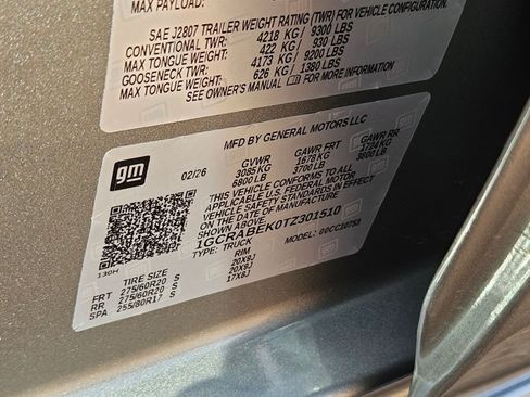 Used 2026 Chevrolet Silverado 1500 Custom RWD image 23