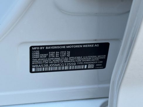 Used 2021 BMW 540i w/ Executive Package RWD image 49
