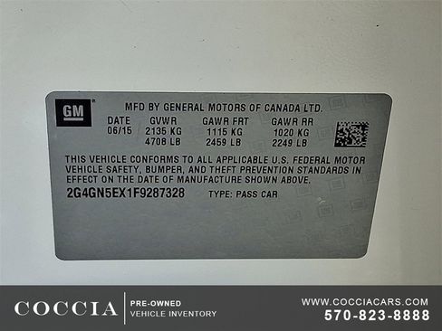 Used 2015 Buick Regal Premium w/ Experience Buick Package image 27