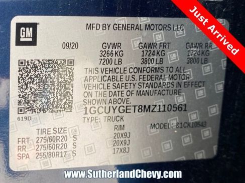 Used 2021 Chevrolet Silverado 1500 LTZ image 57