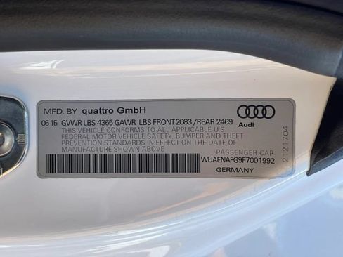 Used 2015 Audi R8 V10 w/ Full Leather Package AWD/4WD image 42