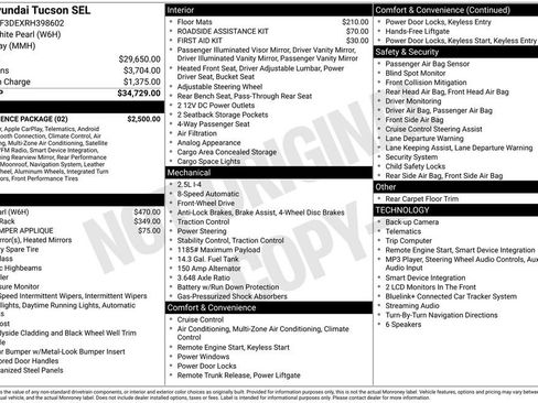 Certified 2024 Hyundai Tucson SEL w/ Convenience Package FWD image 7