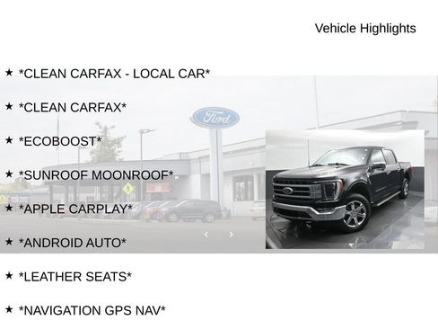 Used 2023 Ford F150 Lariat w/ Equipment Group 502A High AWD/4WD image 9