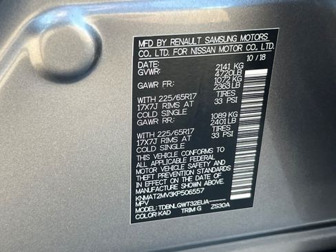 Used 2019 Nissan Rogue SV AWD/4WD image 34