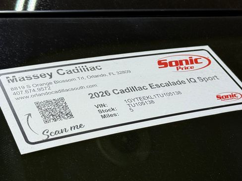 New 2026 Cadillac Escalade IQ Sport 1 image 60