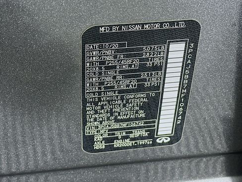 Used 2021 INFINITI QX50 Luxe w/ Appearance Package image 12