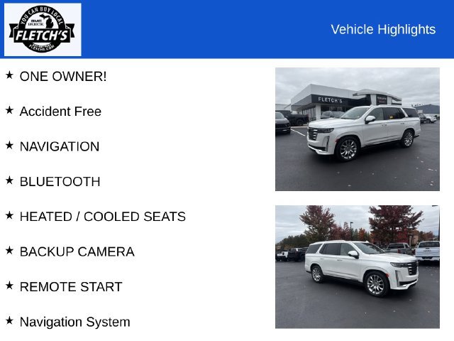 Used 2023 Cadillac Escalade Premium Luxury Platinum AWD/4WD image 2