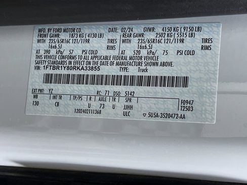 Certified 2024 Ford Transit 250 Low Roof w/ Exterior Upgrade Package image 31