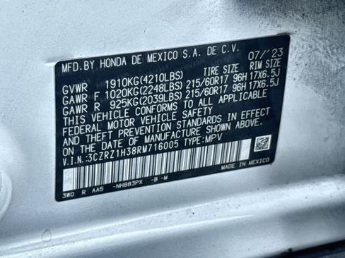 Used 2024 Honda HR-V LX image 29