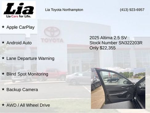 Used 2025 Nissan Altima 2.5 SV AWD/4WD image 7