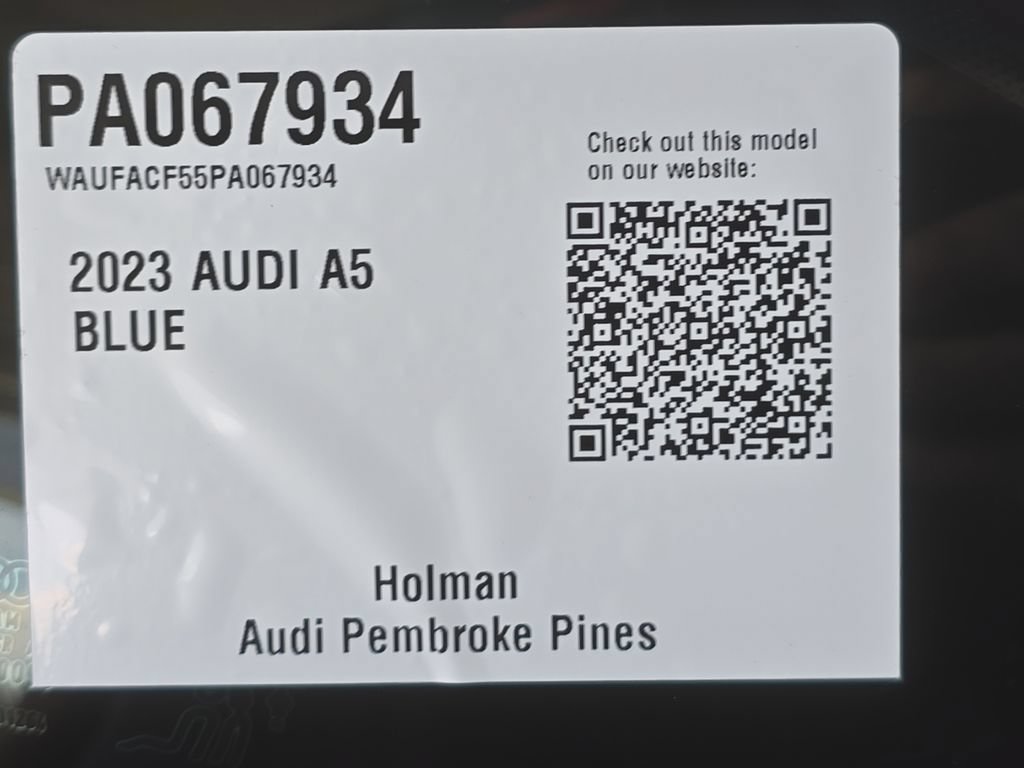 Used 2023 Audi A5 2.0T Premium Plus w/ Premium Plus AWD/4WD image 31