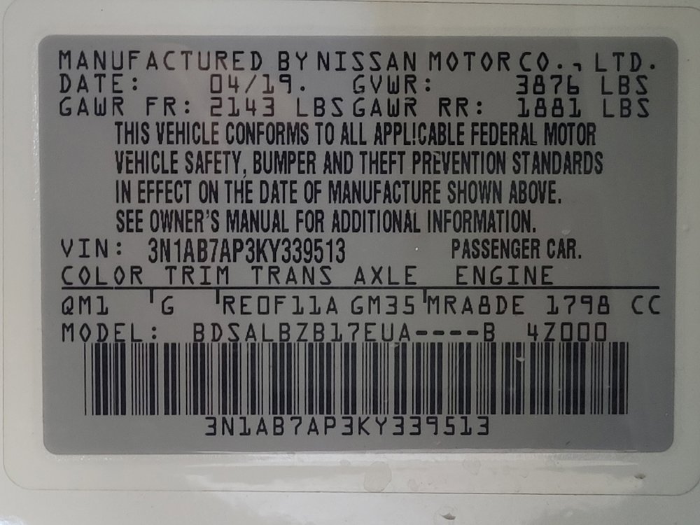 Used 2019 Nissan Sentra S FWD image 33