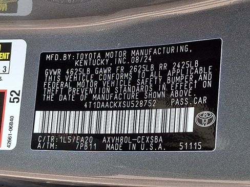 Certified 2025 Toyota Camry SE FWD image 26