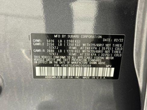 Used 2022 Subaru Outback Wilderness image 29