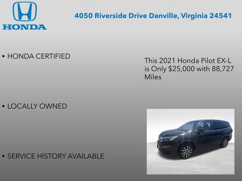 Used 2021 Honda Pilot EX-L image 7