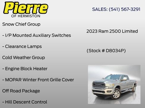 Used 2023 RAM 2500 Limited w/ Towing Technology Group AWD/4WD image 12