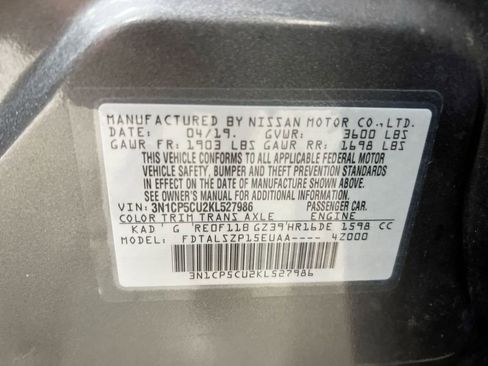 Used 2019 Nissan Kicks SV FWD image 27