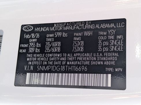 Certified 2026 Hyundai Santa Fe SE AWD/4WD image 32