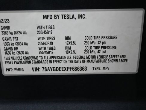 Used 2023 Tesla Model Y Long Range AWD/4WD image 9