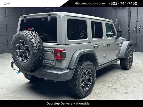 Used 2023 Jeep Wrangler Unlimited Rubicon 4xe w/ Steel Bumper Group image 6