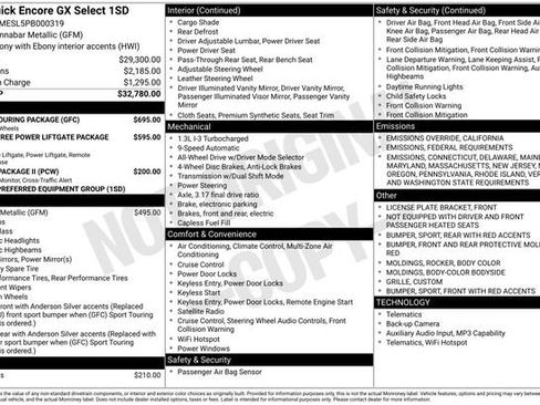 Certified 2023 Buick Encore GX Select w/ Sport Touring Package image 20