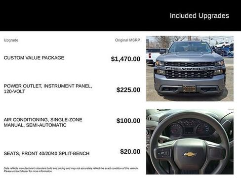 Used 2020 Chevrolet Silverado 1500 Custom w/ Custom Value Package image 8