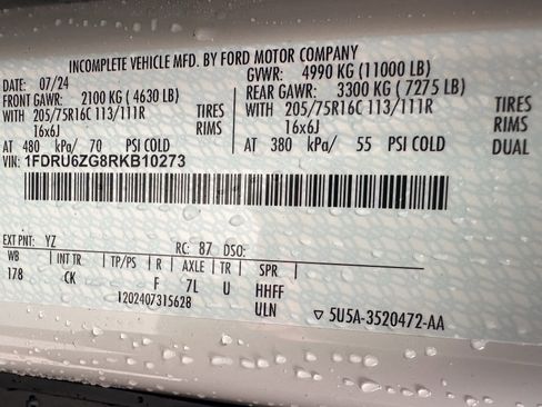 Used 2024 Ford Transit 350 w/ Exterior Upgrade Package RWD image 28