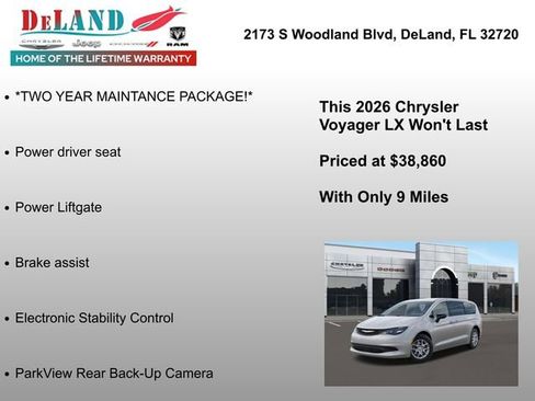 New 2026 Chrysler Voyager LX image 6
