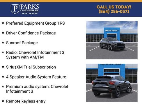 New 2026 Chevrolet Trax RS w/ Sunroof Package FWD image 4