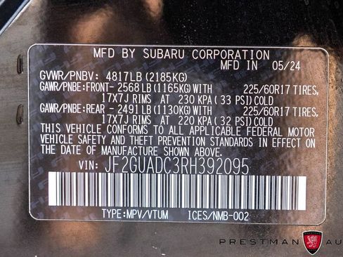 Used 2024 Subaru Crosstrek 2.0i Premium image 39