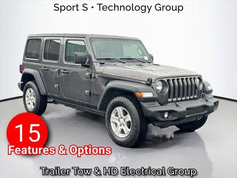 Certified 2021 Jeep Wrangler Unlimited Sport image 1